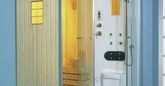 Сауна в ванной: как сделать в квартире сауну - сауна в ванной комнате своими руками, делаем пол, стены, полки и мини сауну - дизайн ванной комнаты с инфракрасной сауной